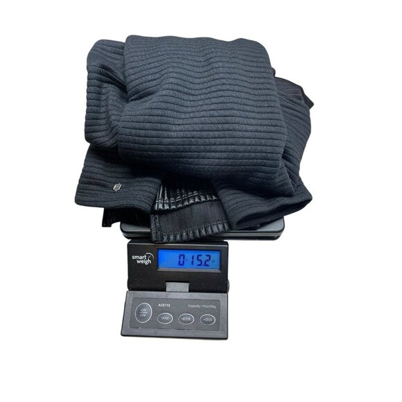 Fabletics Bre Long Sleeve Sweatshirt Top Quilted Black High low hem Womens XXL - Picture 9 of 9